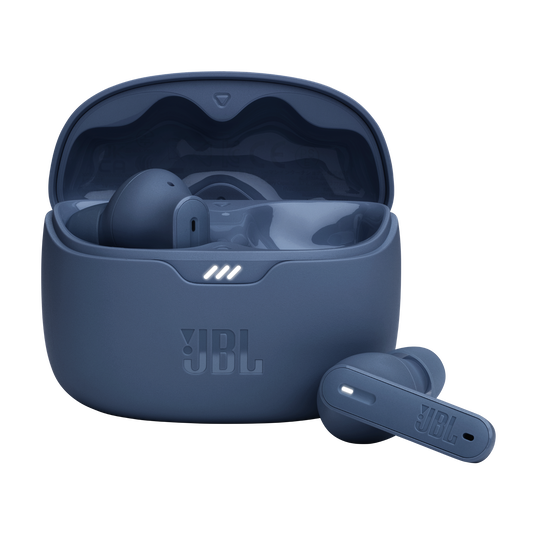 JBL Tune Beam - Blue - True wireless Noise Cancelling earbuds - Hero